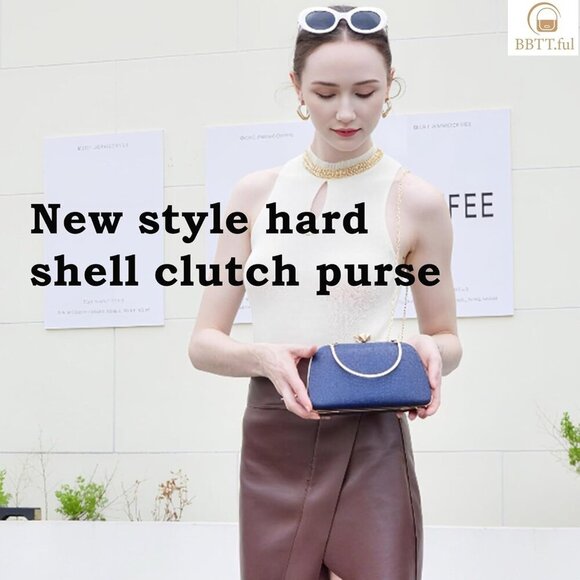 Compact Evening Clutch for Women - Perfect for Parties and Weddings - Picture 2 of 6